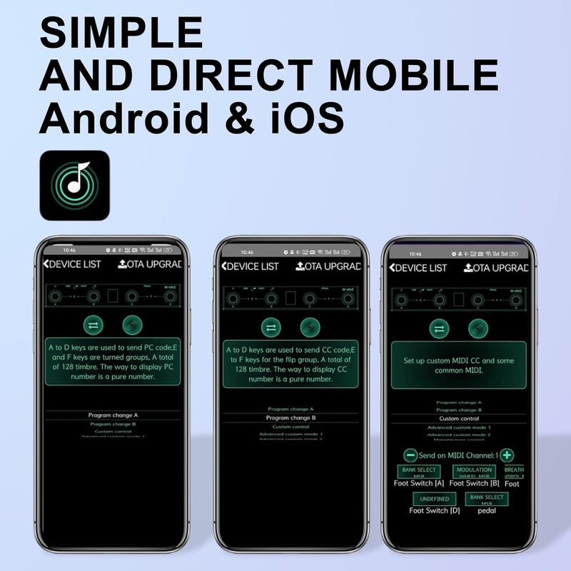 sbujuetc وحدة تحكم MIDI لاسلكية M-VAVE Chocolate Plus القابلة للبرمجة مع 4 أزرار محمولة وقابلة لإعادة الشحن - Image 4
